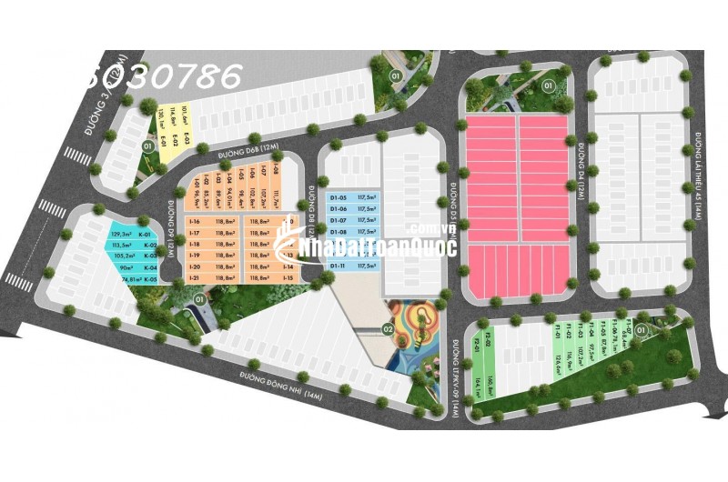 BÁN LÔ F1-06 KDC NGUYỄN VĂN TIẾT LÁI THIÊU  87,3M - Giá 4.53 tỷ